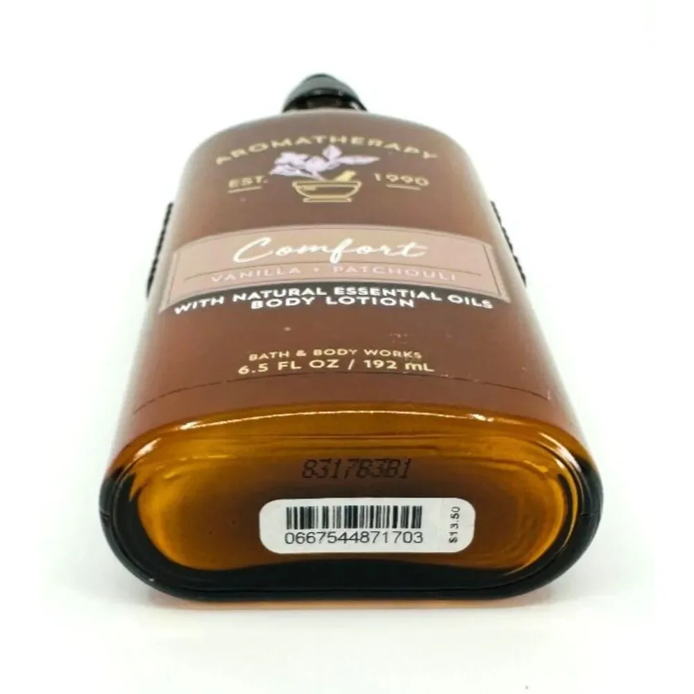 Bath & Body Works Aromatherapy Comfort Vanilla Patchouli Body Lotion 6.5 oz *NEW